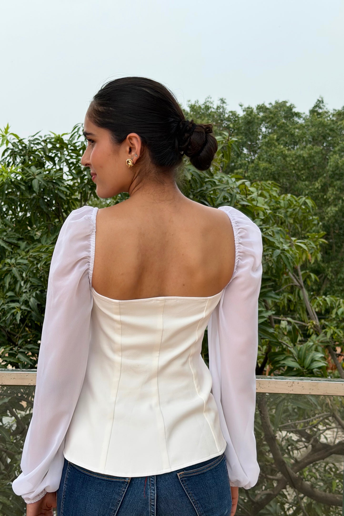 Ivory Elegance Top