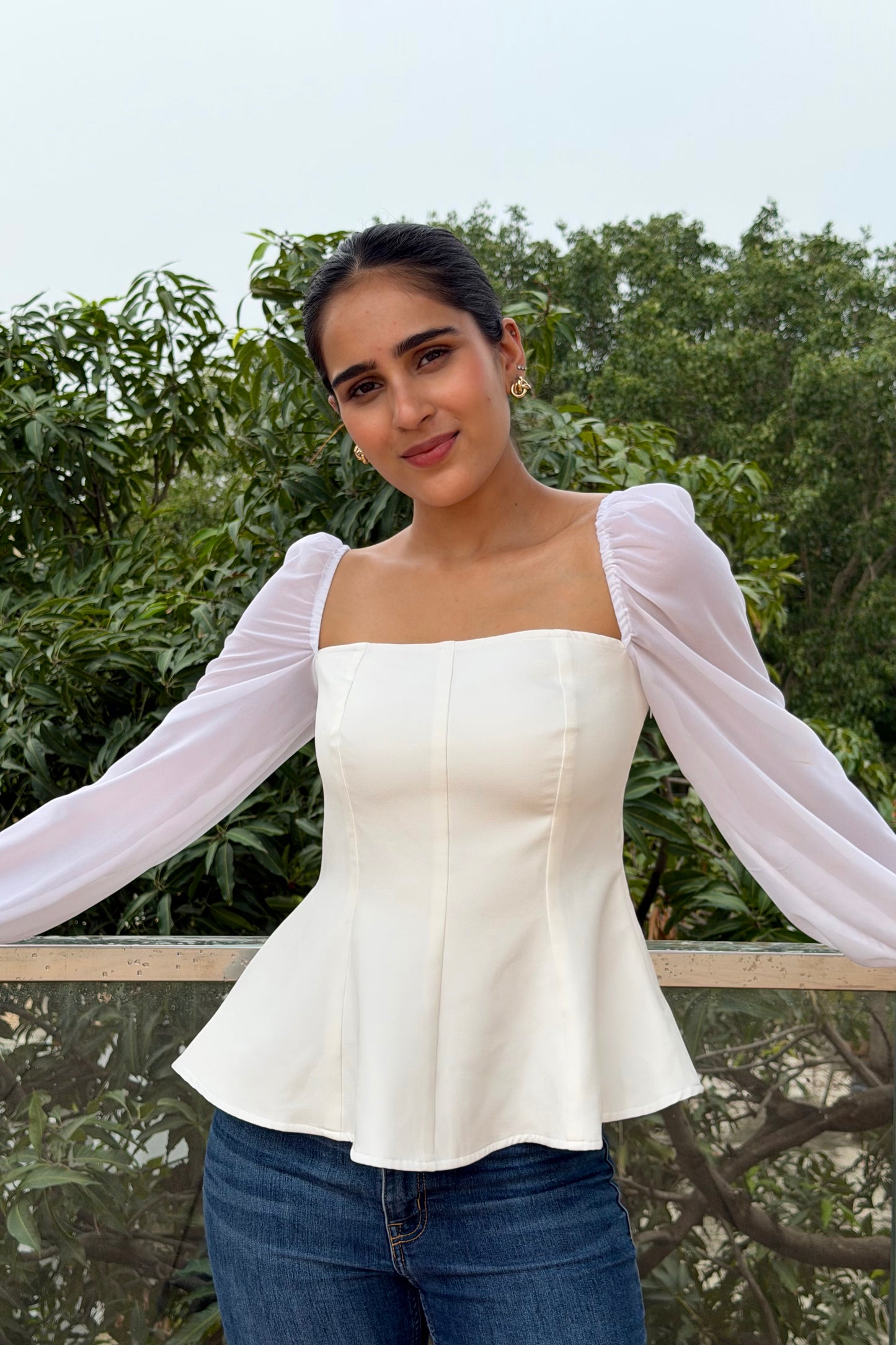 Ivory Elegance Top