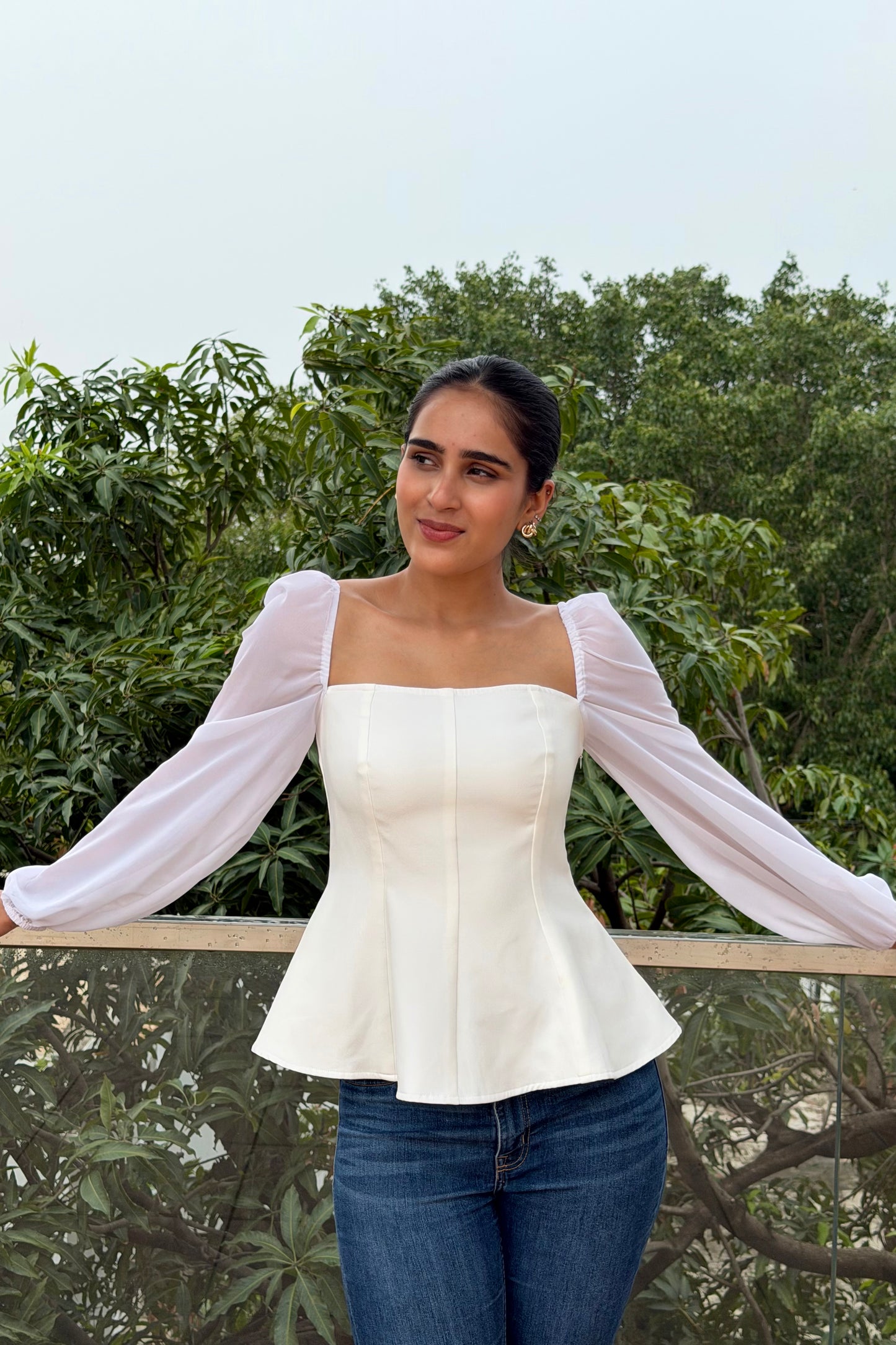 Ivory Elegance Top