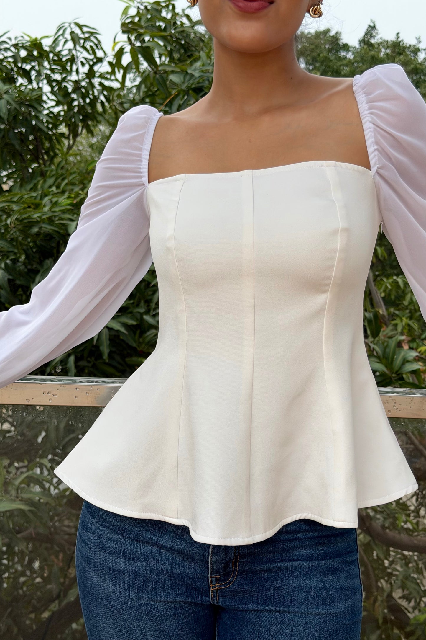 Ivory Elegance Top