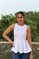 Ivory Flare Cotton Top