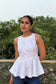 Ivory Flare Cotton Top