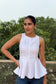 Ivory Flare Cotton Top