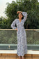 SPRING SUMMER - Printed Blue Dress