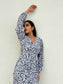 SPRING SUMMER - Printed Blue Dress