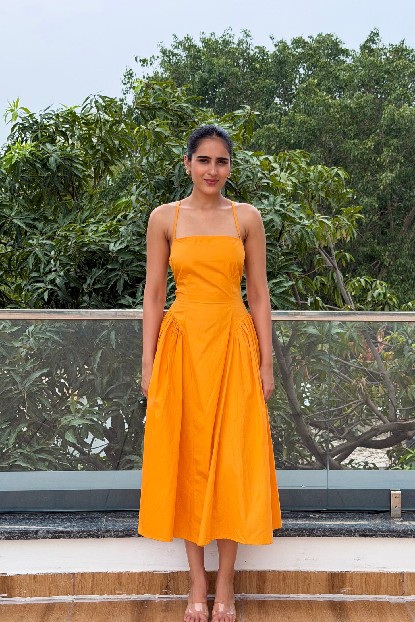 Marigold Muse Cotton Maxi Dress