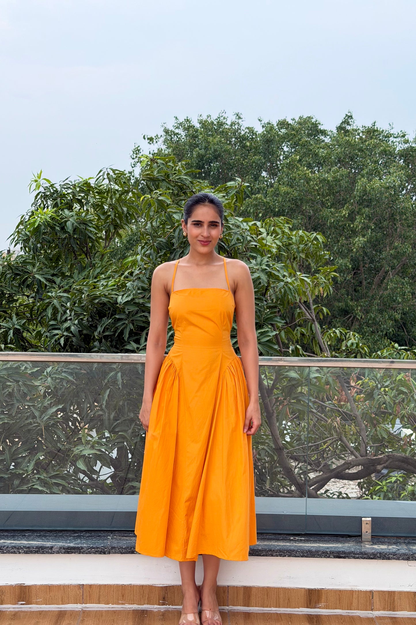 Marigold Muse Cotton Maxi Dress