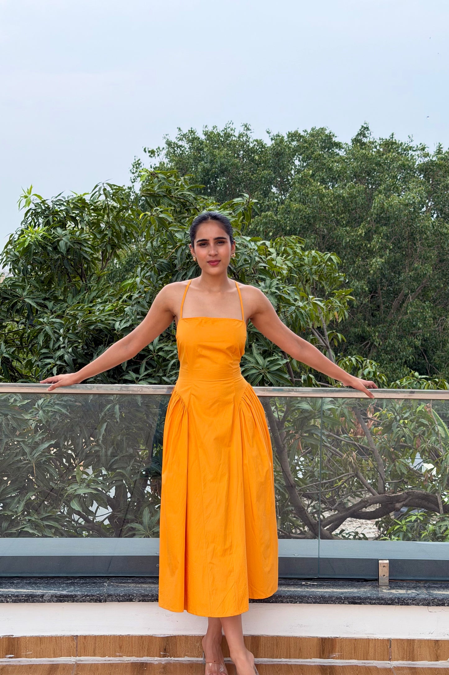 Marigold Muse Cotton Maxi Dress