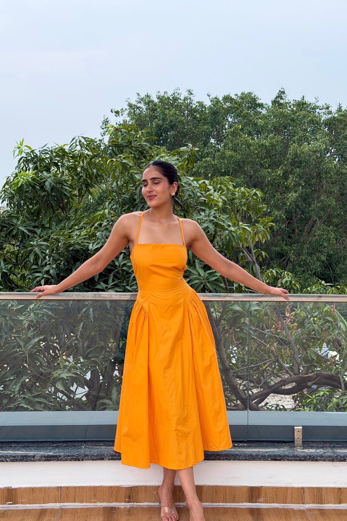 Marigold Muse Cotton Maxi Dress