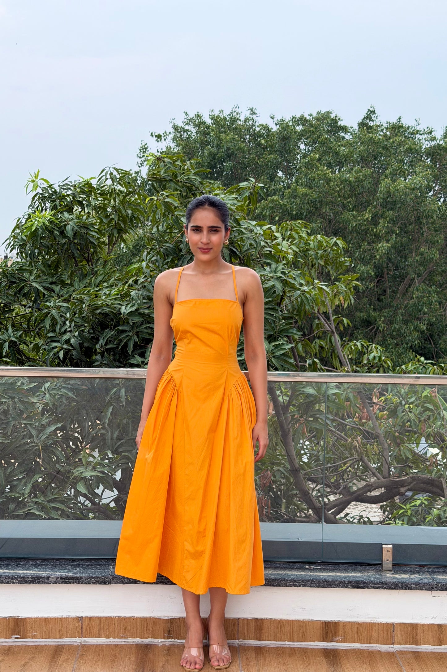 Marigold Muse Cotton Maxi Dress