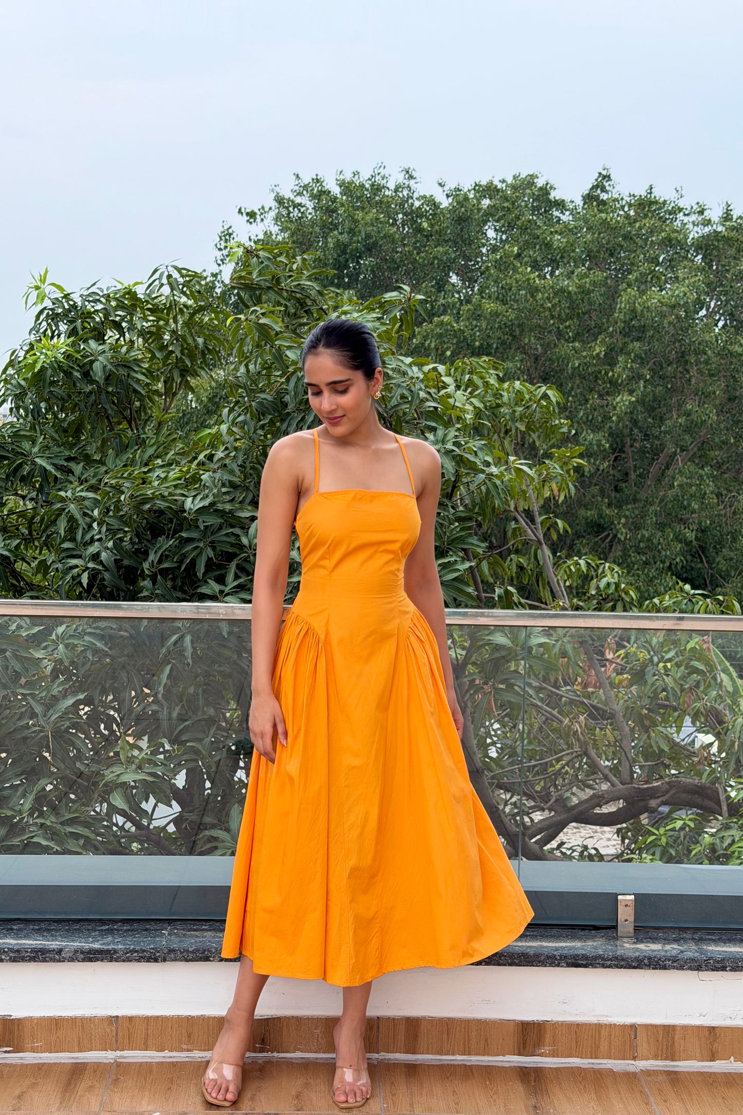 Marigold Muse Cotton Maxi Dress