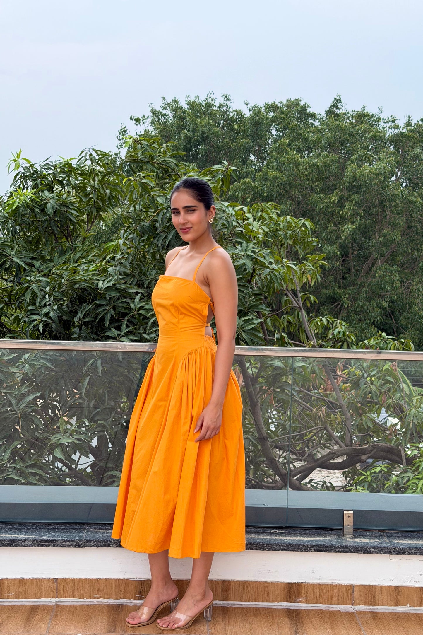 Marigold Muse Cotton Maxi Dress