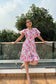 PEACHY DAY – 100% Cotton Print Dress