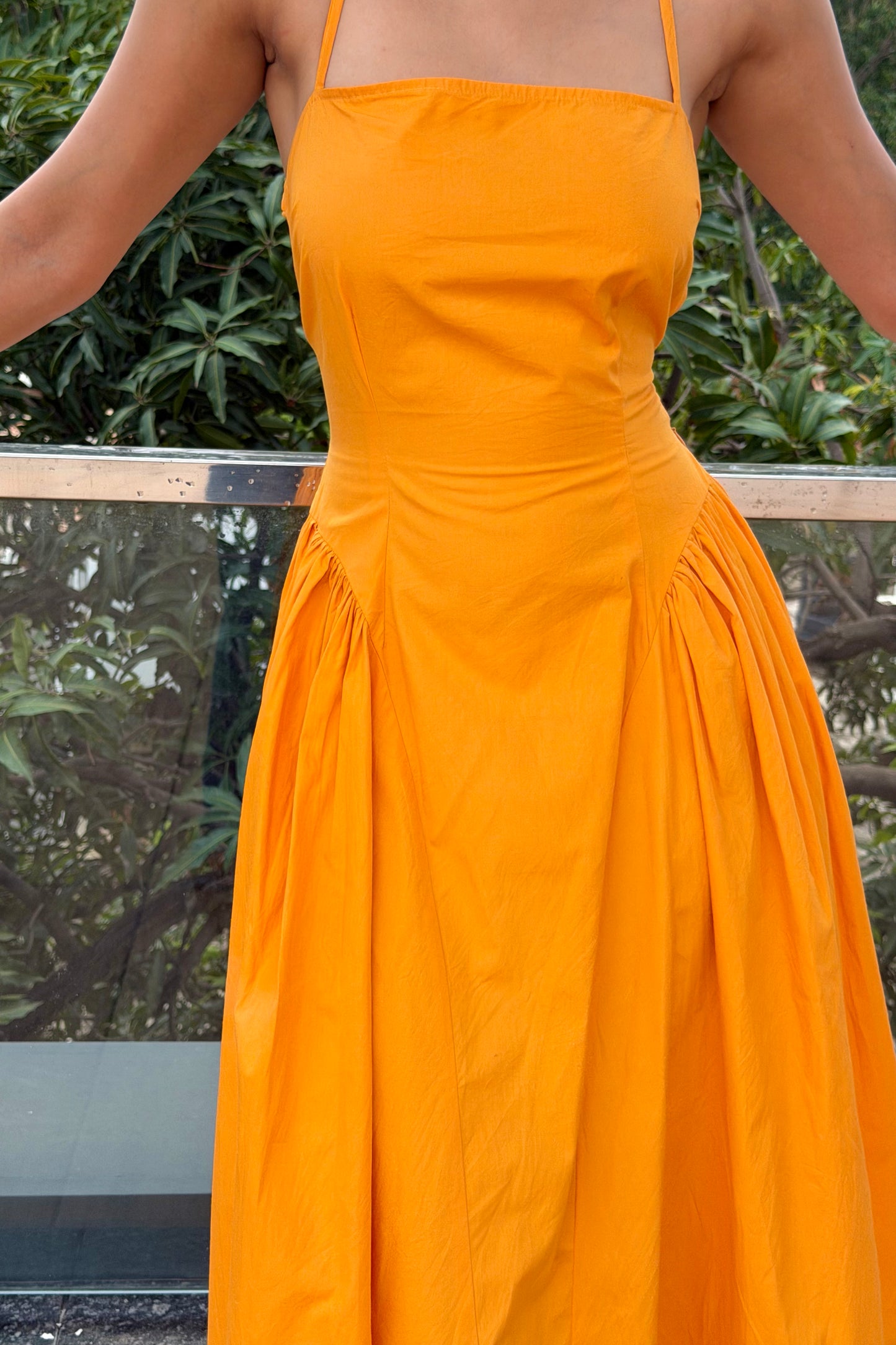 Marigold Muse Cotton Maxi Dress