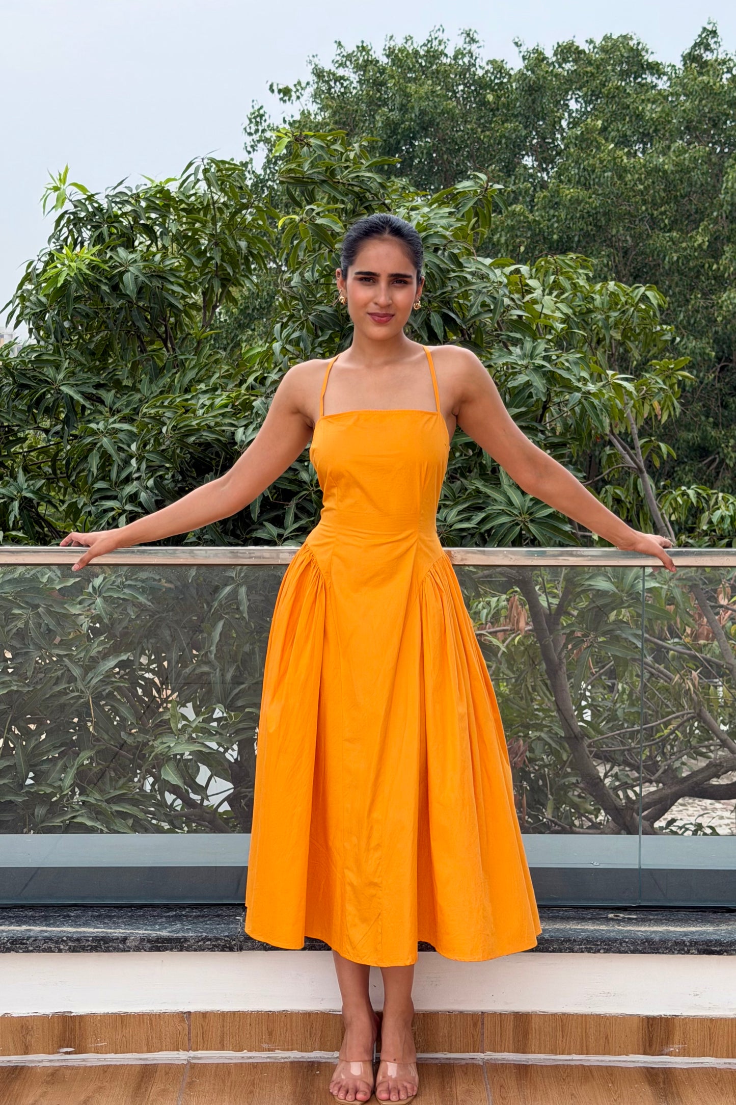 Marigold Muse Cotton Maxi Dress