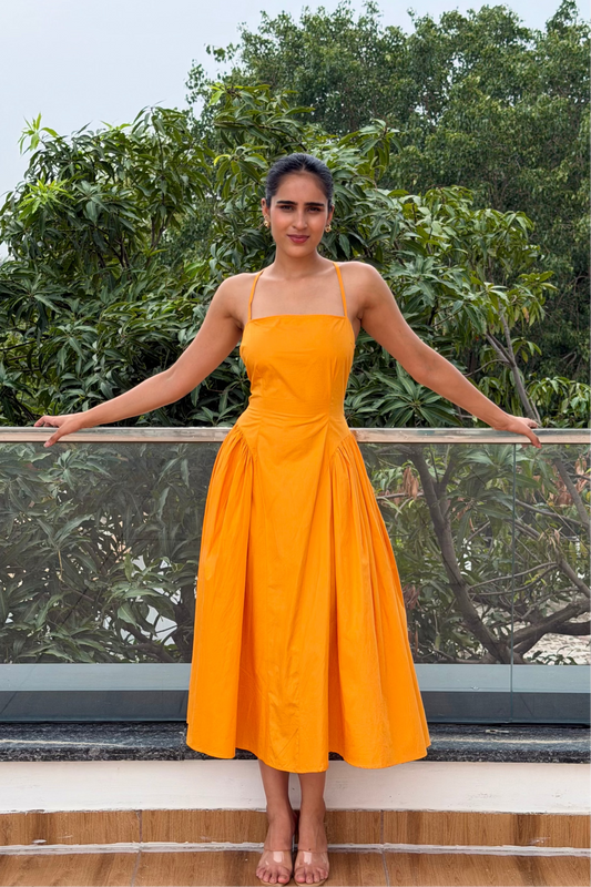 Marigold Muse Cotton Maxi Dress