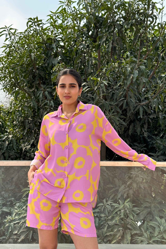 COMFORTABLE – Summer Printed Co-ord Set