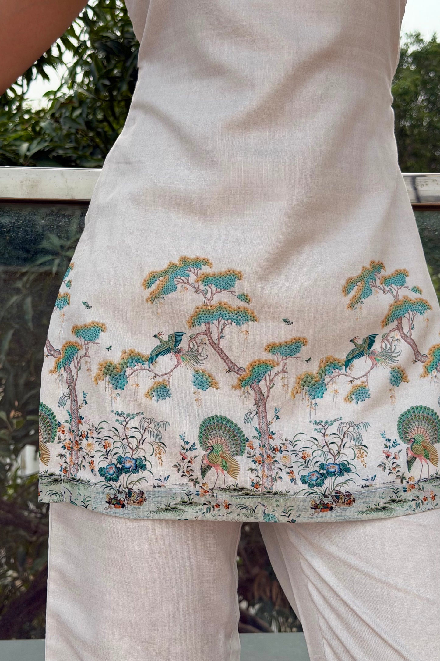 Ivory Bloom Cotton Co-ord Set