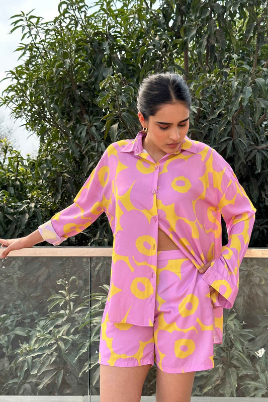 COMFORTABLE – Summer Printed Co-ord Set