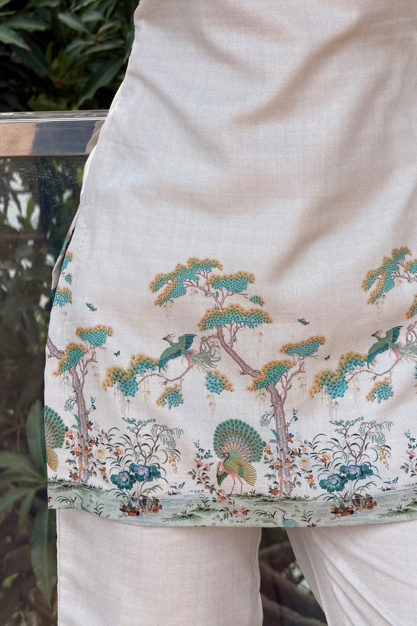 Ivory Bloom Cotton Co-ord Set