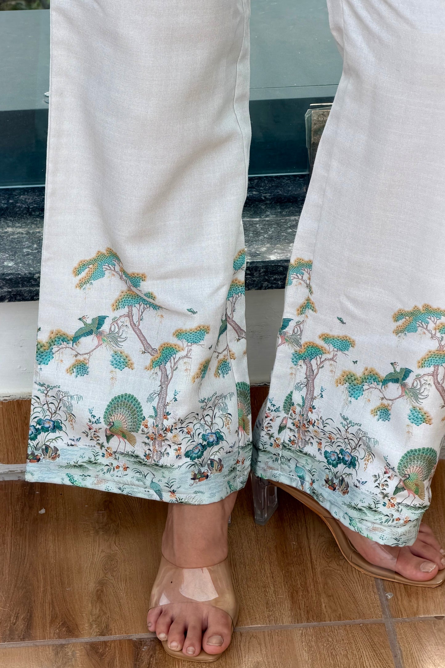 Ivory Bloom Cotton Co-ord Set