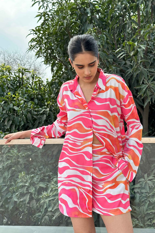 COMFORTABLE – Summer Printed Co-ord Set