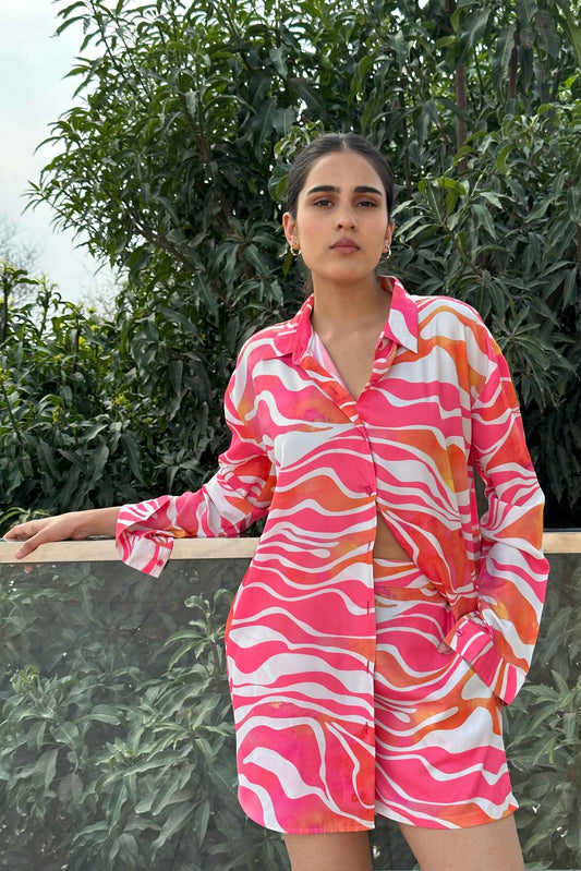 COMFORTABLE – Summer Printed Co-ord Set