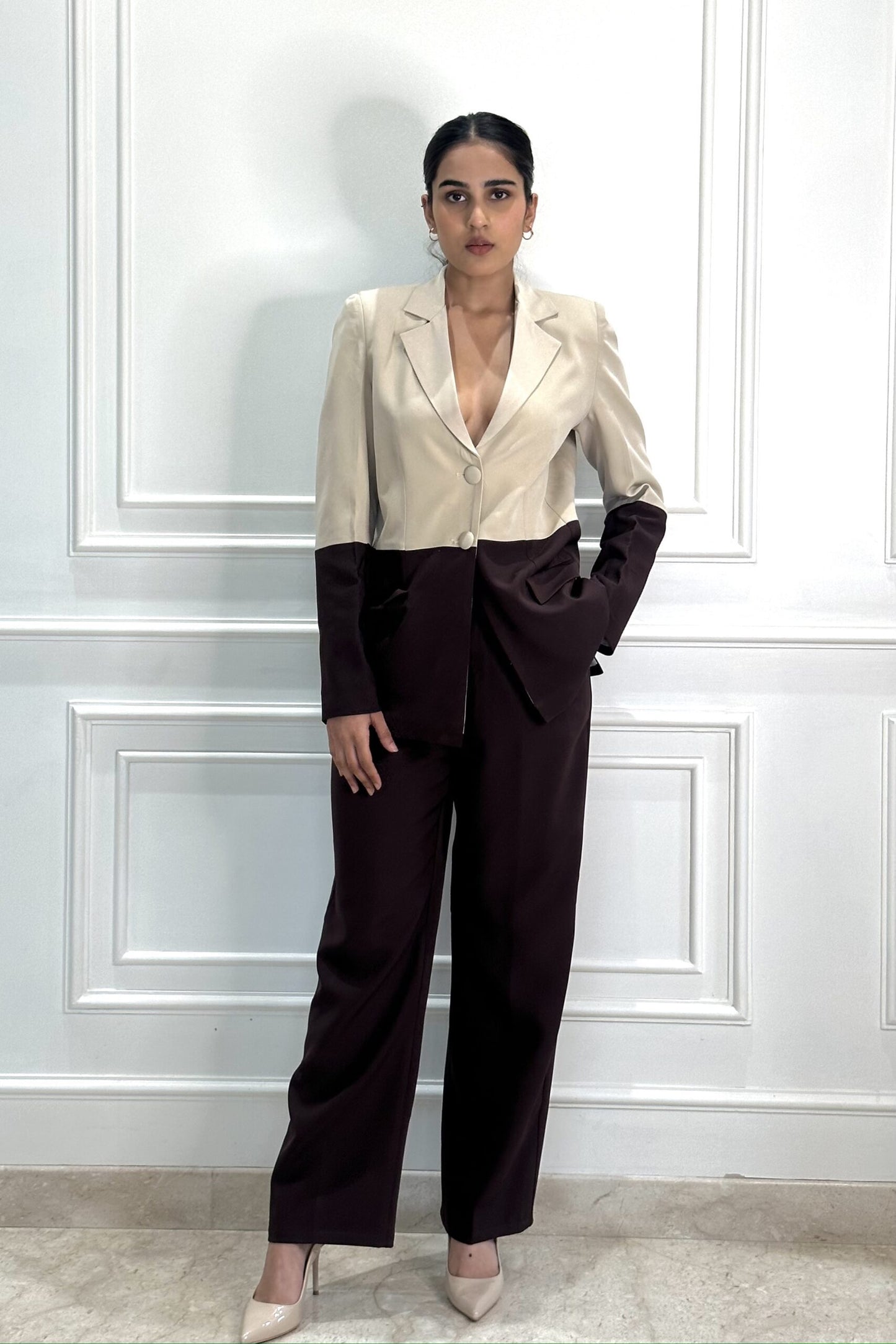 ICONIC - Colour Block Pantsuit