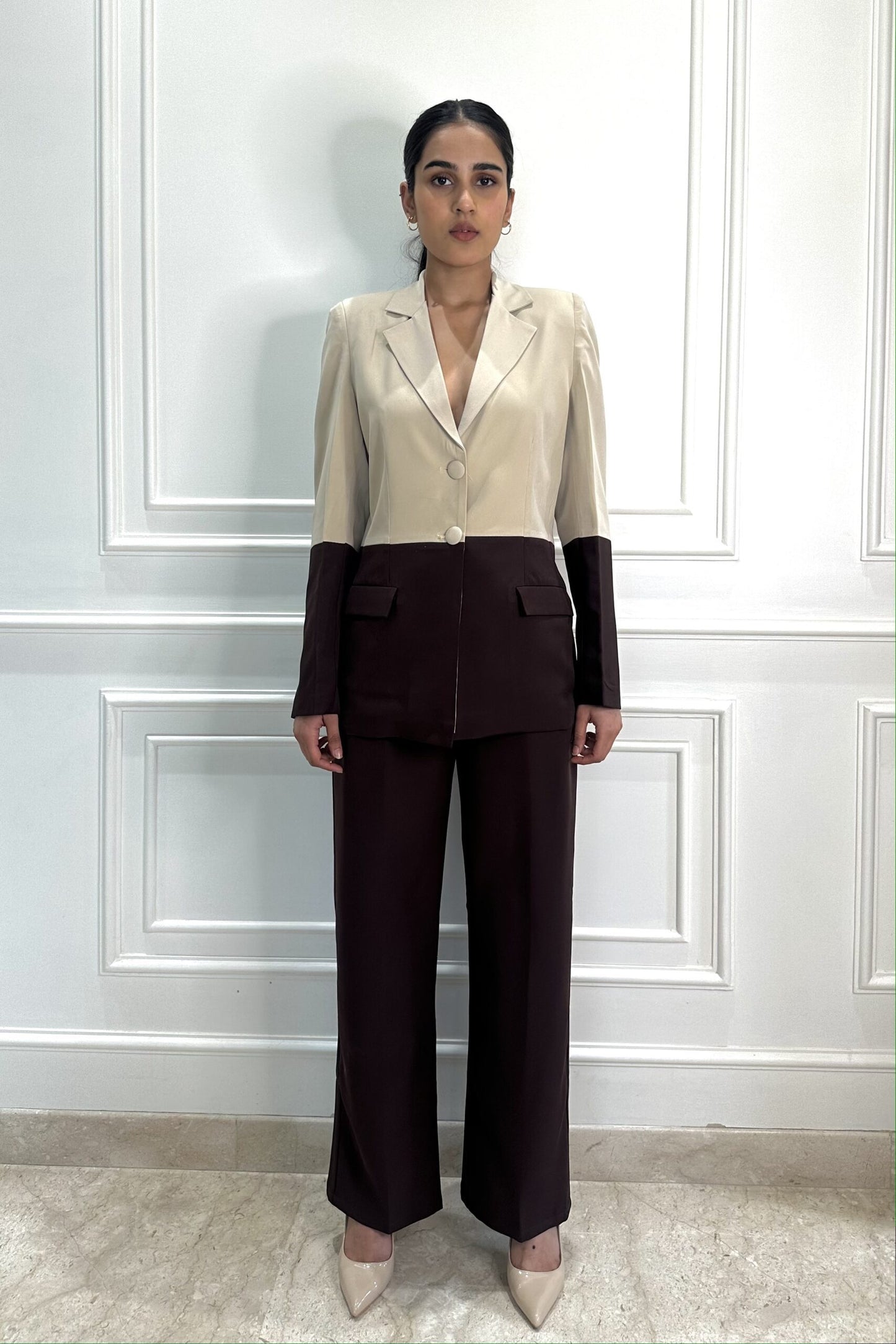 ICONIC - Colour Block Pantsuit