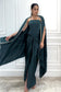 SHOW STOPPER – Corset top, draped skirt and a cape