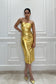 GOLDEN BEAUTY - Gold Bodycon dress