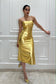 GOLDEN BEAUTY - Gold Bodycon dress