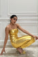 GOLDEN BEAUTY - Gold Bodycon dress
