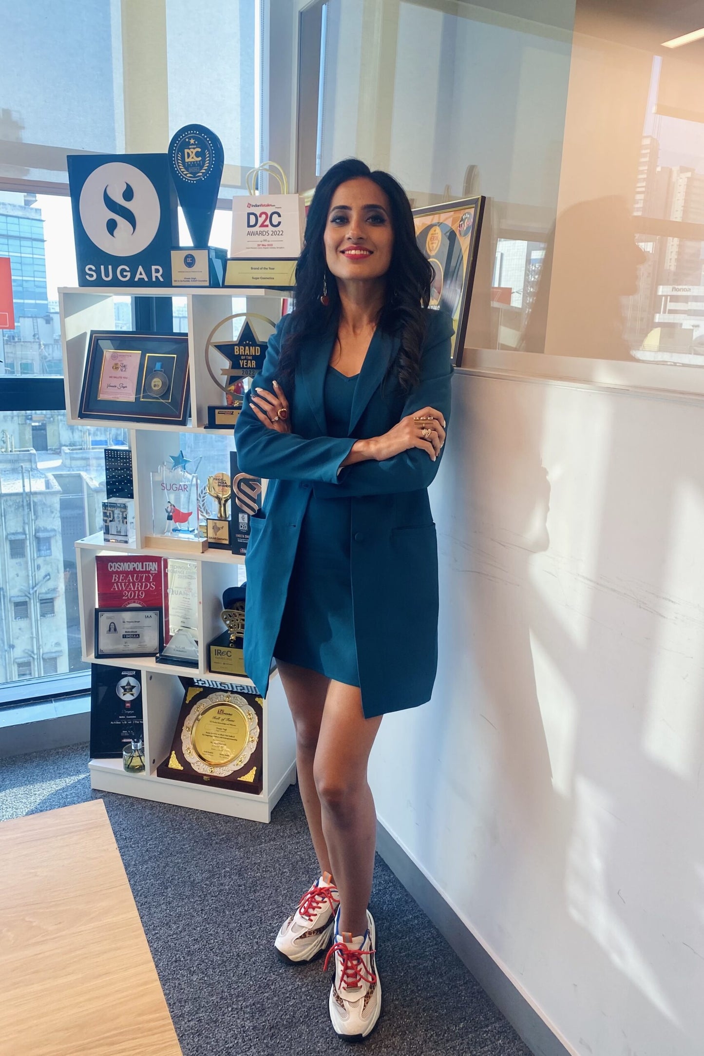 DRESS LIKE A BOSS – Teal Coord set (Set)