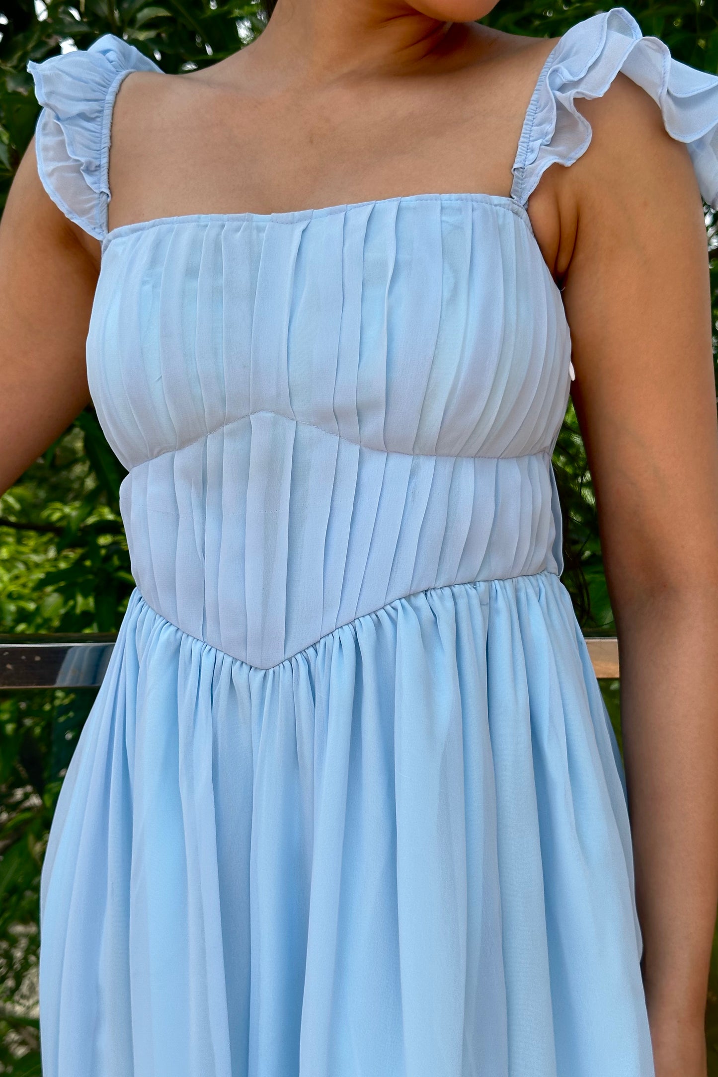 Dunei flowy georgette dress