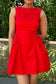 Clara sophisticated statement Red dress