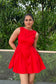 Clara sophisticated statement Red dress