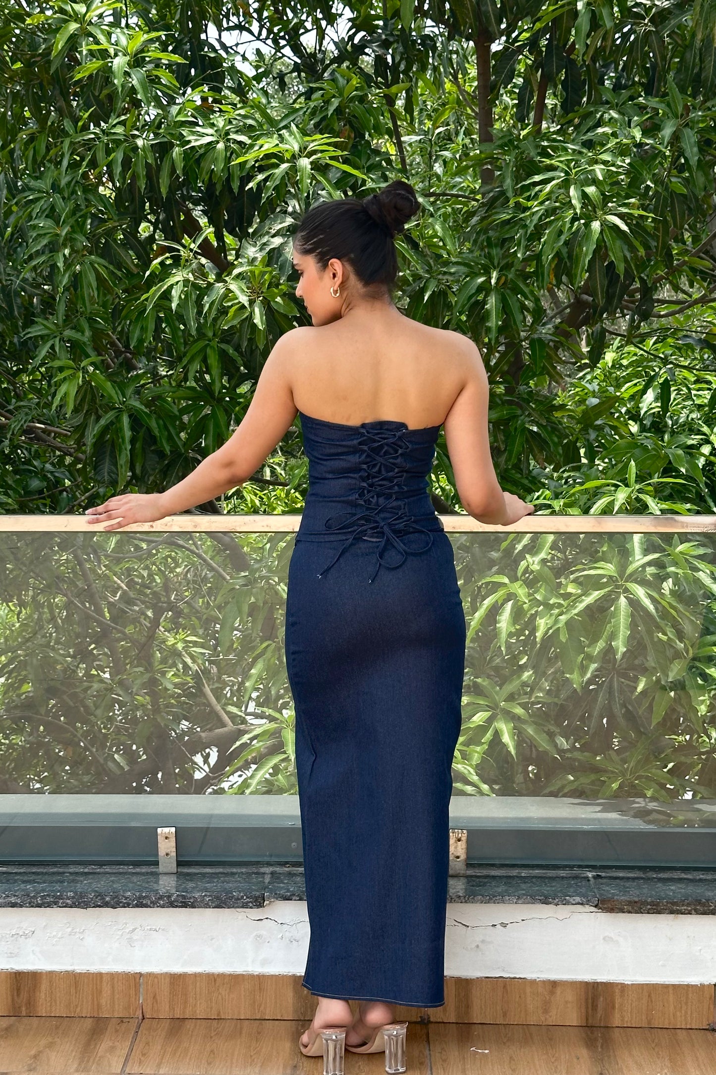 Arabella  denim co-ord set