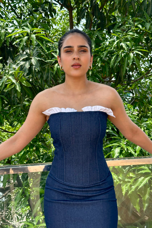 Arabella  denim co-ord set