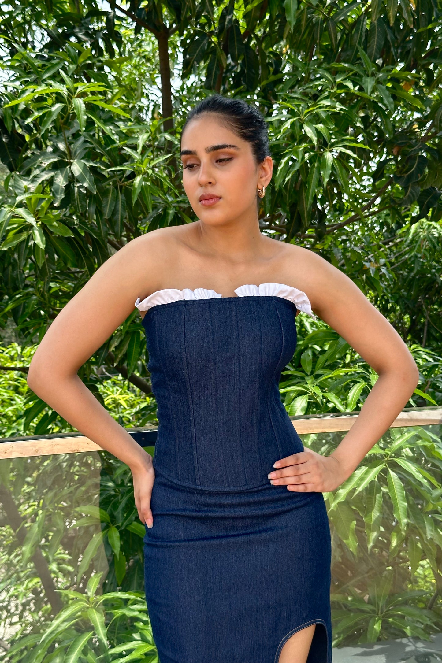 Arabella  denim co-ord set