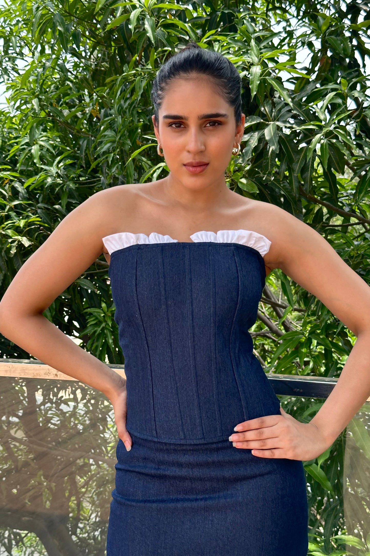 Arabella  denim co-ord set