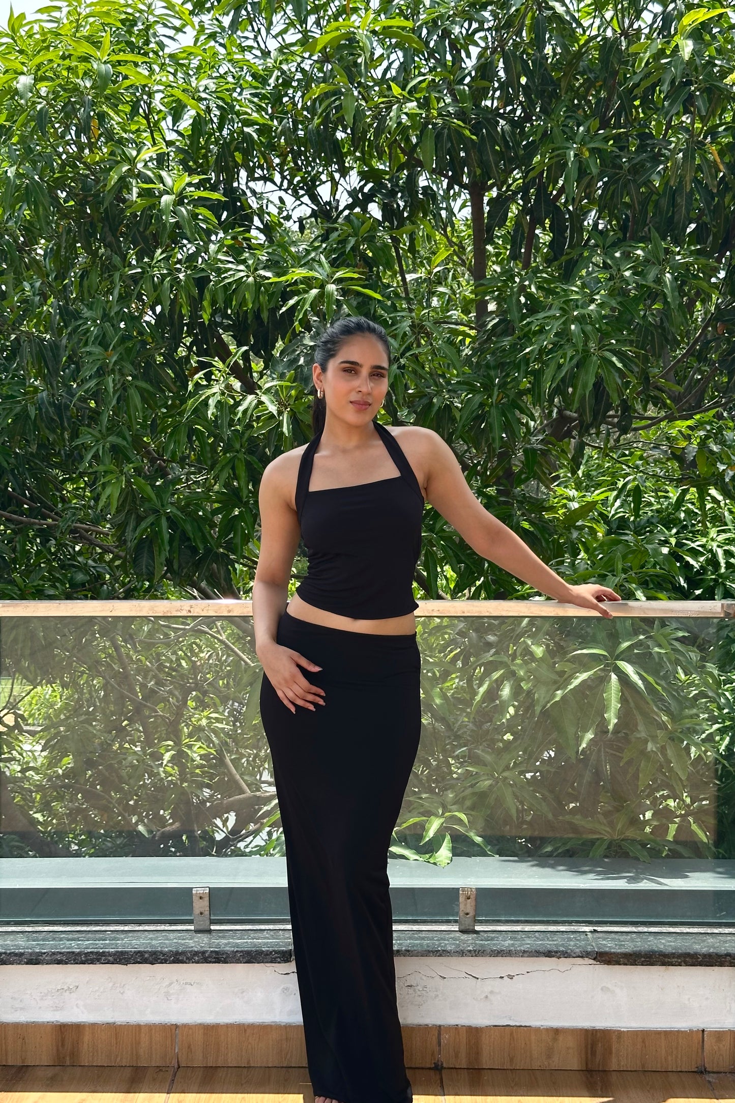 Ari - Modern and  minimal  black co-ord set