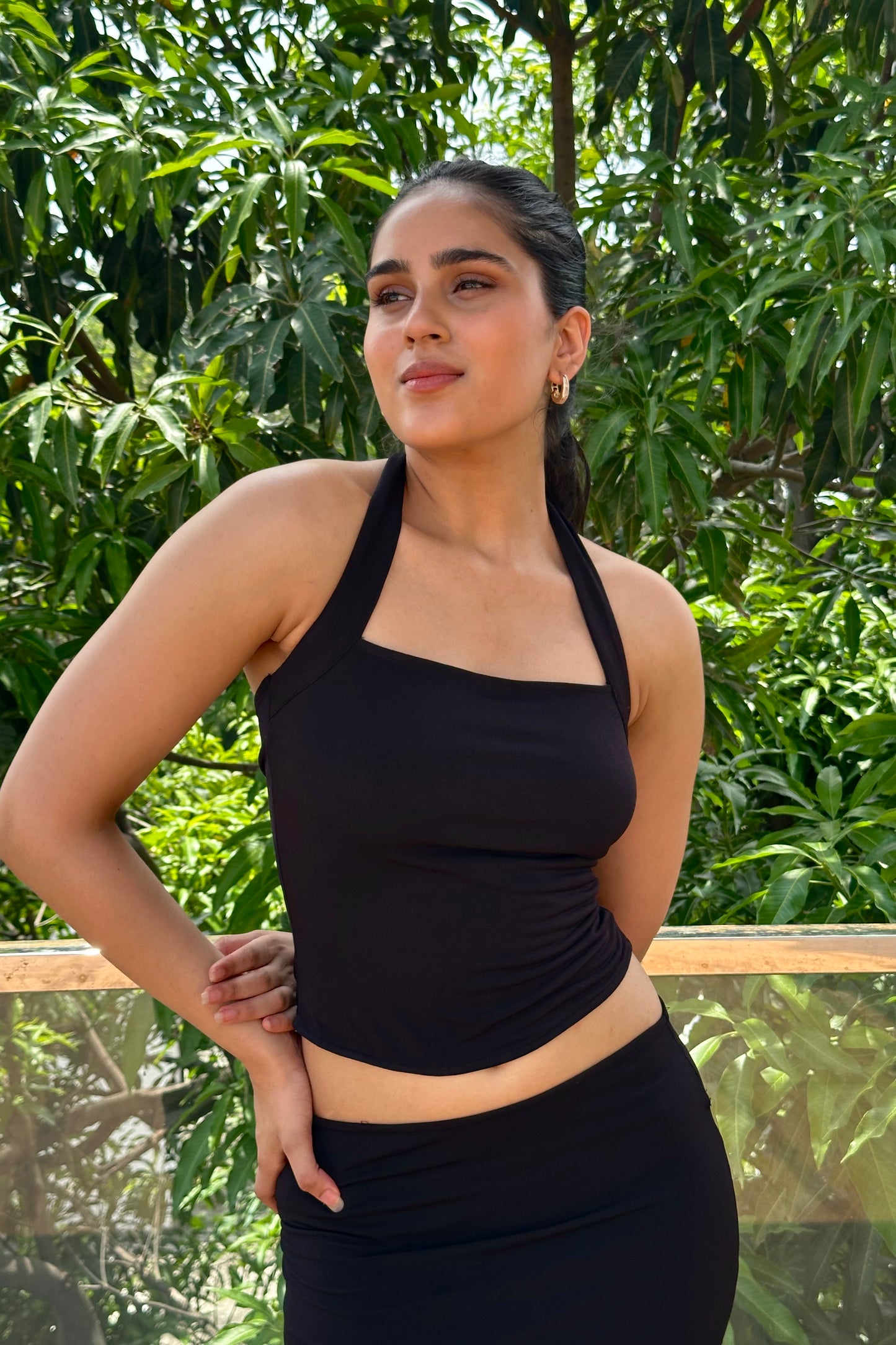 Ari - Modern and  minimal  black co-ord set