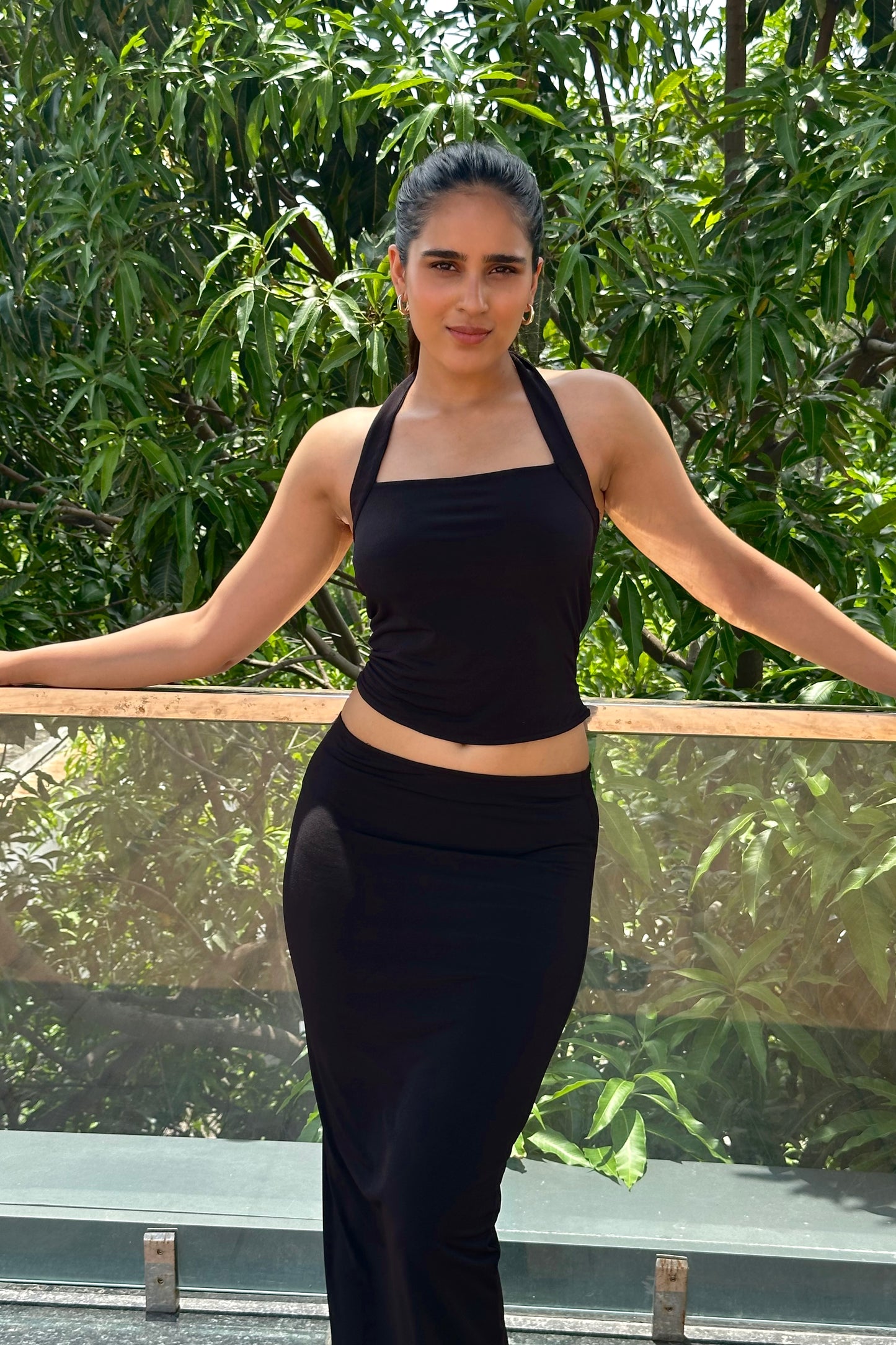 Ari - Modern and  minimal  black co-ord set