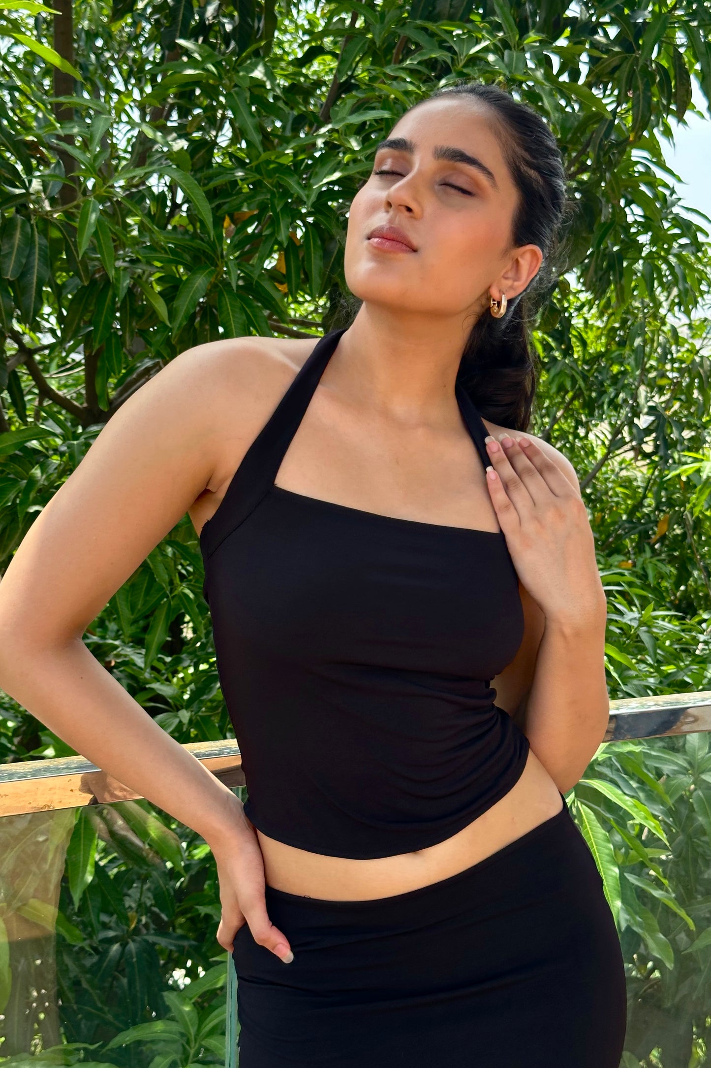 Ari - Modern and  minimal  black co-ord set