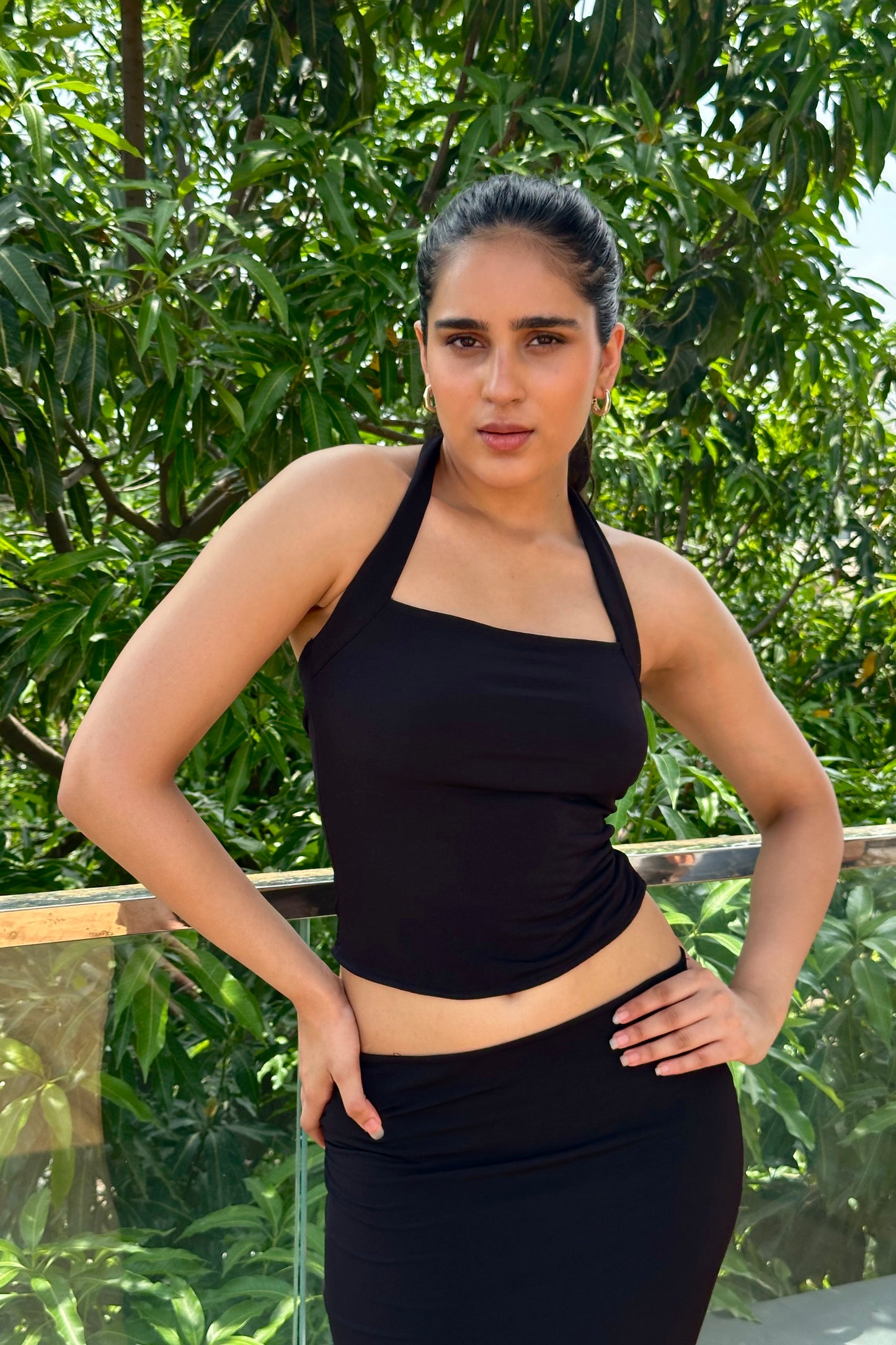 Ari - Modern and  minimal  black co-ord set