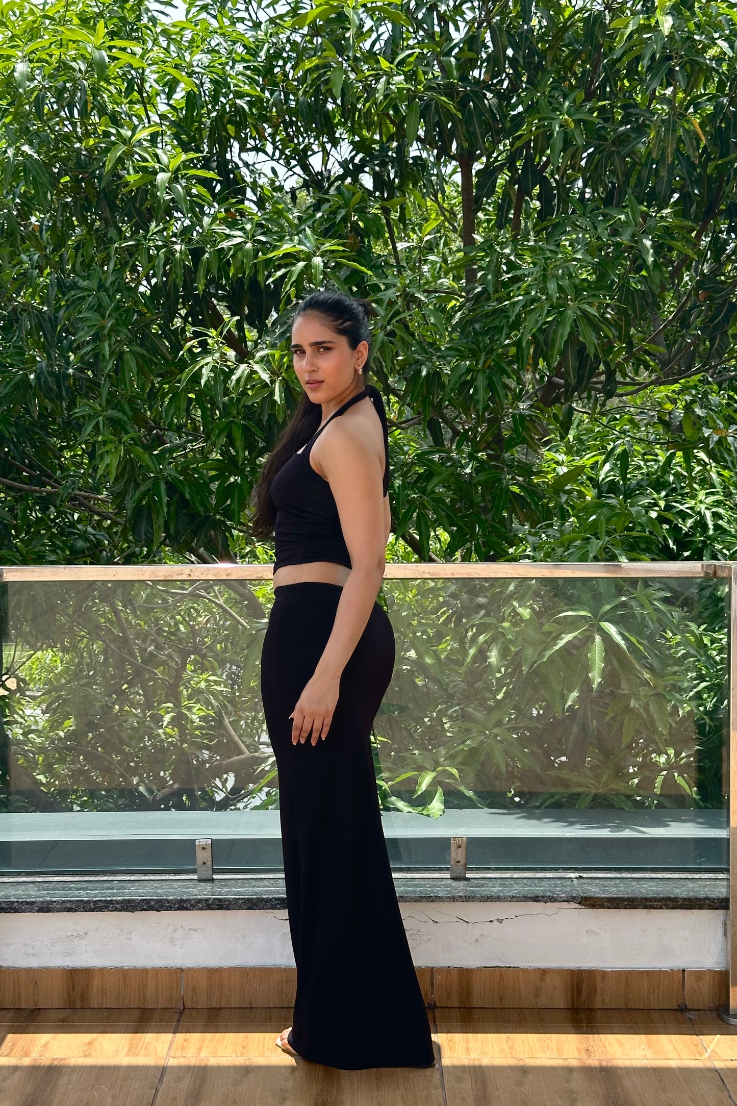 Ari - Modern and  minimal  black co-ord set