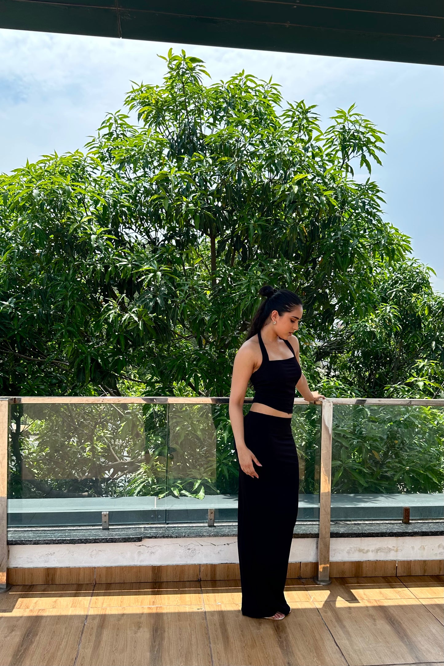 Ari - Modern and  minimal  black co-ord set