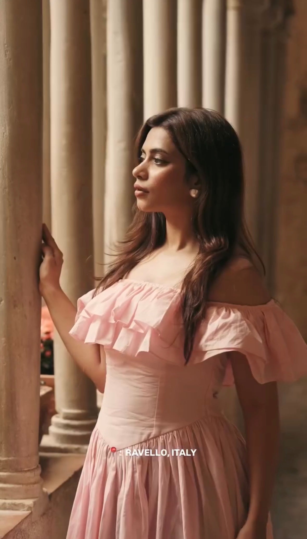 Baby Pink Midi Dress