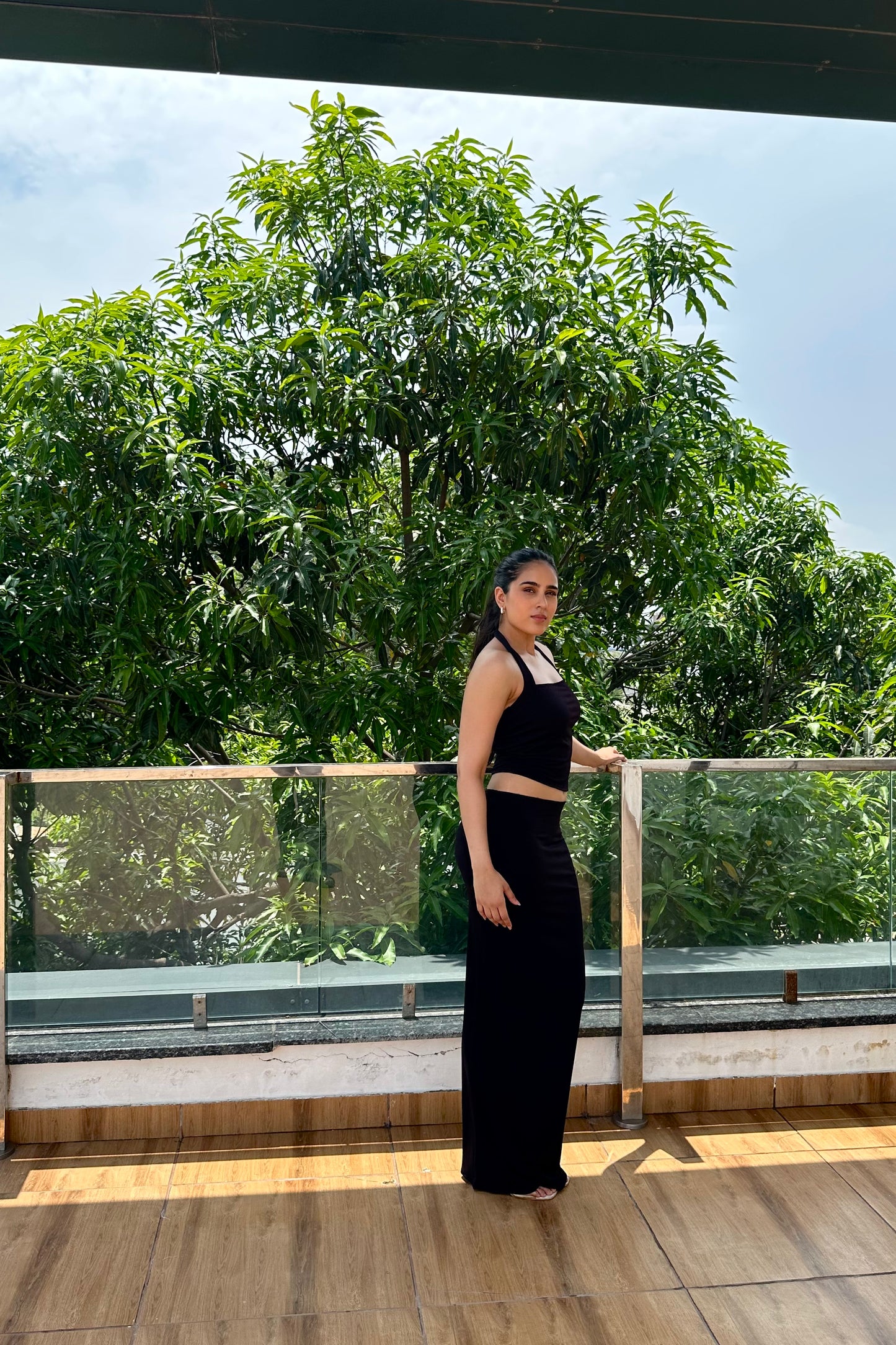 Ari - Modern and  minimal  black co-ord set